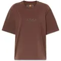 Timberland for woman. TB0A424B2431 Lush Comfort T-shirt brown (M), Casual, Cotton, Short sleeve