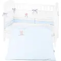 Kikkaboo Dream Big 2-delt Brodert Sengesett 60/120 Cm