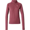 Puma RUN VELOCITY CLOUDSPUN Quarter-Zip Top Women, Women, Ruby Shimmer/Heather, M