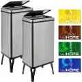 Wellhome Smarte Søppelkasser 50l 2 Enheter
