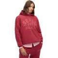 Superdry for woman. W2012452A Athletic Relaxed sweatshirt burgundy (XL), Casual, Cotton