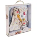 Nici Set & Rattle Ring Guardian-bunny Dein Schutzengel I Gaveeske Doudou 32x30x6.3 Cm