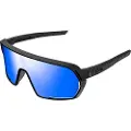 Cairn OKULARY CROC ROC MAT BLACK BLUE TU 02