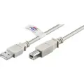 Goobay USB-A <-> USB Mini-B (4-pin) - 3m - Grå