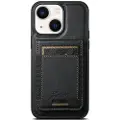 24hShop Kunstlærskall med MagSafe-kortholder for iPhone 14 Plus - Svart