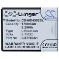 24hShop Batteri for SmartPhone, mobil for Medion Life E4502, MD 98907, MD98907 og andre.