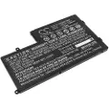 24hShop Batteri til bærbar PC for DELL INS15-5565-D1945A, INSPIRON INS15LD-4528B og andre
