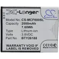 24hShop Batteri for smarttelefon, mobil for POSH Titan HD, E500A
