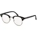 24hShop Lesebrille +1,50 med matt svart innfatning