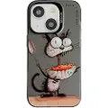 24hShop IPhone 15 bakdeksel - Eating Rat oljemaleri