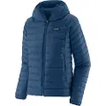 Patagonia Down Sweater Hoody Jakke blå