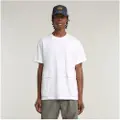G-Star for man. D26609-C784-110 Rovic Loose T-shirt white (S), Casual, Short sleeve, Organic Cotton, Sustainable