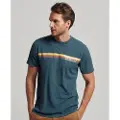 Superdry for man. M1011468A Vintage Venue T-shirt dark blue (S), Casual, Cotton, Short sleeve
