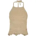 Urban Classics Crochet Ermeløs Topp