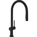 Hansgrohe HG Talis M54 køkkenarmatur 210 - 2jet, med udtræk, mat sort. C-tud
