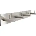 Home>it HOME It knagerække med 4 knage med tap 28 x 4 cm rustfri stål