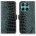 Mtp Products Motorola Edge 60 Fusion Crocodile Series Lommebok-deksel i Lær med RFID - Grønn