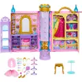 Mattel Bærbart Klesskap I Form Av Et Slott Til Dukker