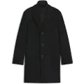 Hugo Boss for man. 50546546 Black wool blend coat (48), Casual