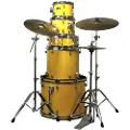 Yamaha Rydeen 22" Drum Kit with Paiste Cymbals & DS550U Drum Throne Mellow Yellow