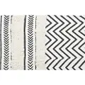 Home Decor Svart Sikksakk-teppe 160x226x0.7 Cm