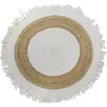 Home Decor Bomulls-juteteppe 200x200x1 Cm