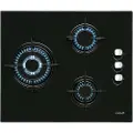 CATA Cib 6021 Bk Gasskomfyr 59 Cm 3 Brennere