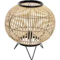 Home Decor Metall Bambusbordlampe 36x36x37 Cm