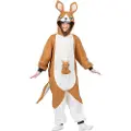 MOM Kigurumi Jente Kenguru Med Hale Og Kostyme Med Utstoppet Hette