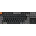 Keychron K1 v6 RGB QMK Wireless Hot Swap QMK - Low Profile 2.0 Brown - Gamingtastatur - Uten numpad - Nordisk - Svart