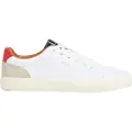 Hackett London for man. HMS200035 Blake Dean Leather Sneakers white (40), Flat, Laces, Casual
