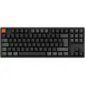 Keychron K8 v2 RGB QMK Wireless Hot Swap QMK - Super Red - Gamingtastatur - Uten numpad - Nordisk - Svart