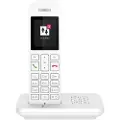 Telekom Sinus A12 fasttelefon med base og AB Weiss (for analog tilkobling)