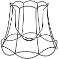 QAZQA Metallskjerm svart 45/36 - Granny Frame