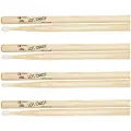 Los Cabos 5B Hickory Nylon Tip Drumsticks 2 Pair Pack