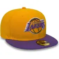 New Era Los Angeles Lakers NBA Basic Cap 10861623 Yellow 7 1/4