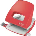 Leitz NeXXt Recycle - Hullstanser - 30 ark / 3 mm - plast, metall - rød