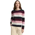 Tom Tailor Knit Structured Striped Genser