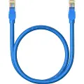 Baseus Round Cable Ethernet RJ45 Cat.6 0.5m (blue) - Blå - 0.5 meter