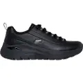 SKECHERS for woman. 150061 Leather Sneakers Arch Fit 2.0 Star Bound black (37), 3 to 5 cm, Laces, Casual