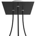 Creative Cables Kroq203tf103 Rose-one Square Matte Black Rose-sett