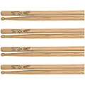 Los Cabos Jazz Red Hickory Wood Tip Drumsticks 2 Pair Pack