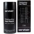 Keratain hårfibre - Svart (25 gr)