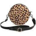 Zadig & Voltaire for girl. X60508 Beige Leopard Handbag (OSFA), Casual, Animal Print, Polyurethane, children's fashion