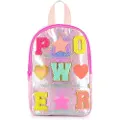 Billieblush for girl. U21530 Backpack Pink Letters (OSFA), Casual, Polyester, children's fashion