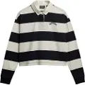 Superdry Ath Essential Stripe Langermet Poloskjorte