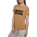 DKNY Flocked Logo Kortarmet T-skjorte