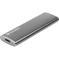 Verbatim Vx500 - SSD - 1 TB - ekstern (bærbar) - USB 3.2 Gen 2 (USB-C kontakt) - romgrå