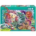 Schmidt Puslespill Små dinosaurer, store eventyr 100 brikker Schmidt