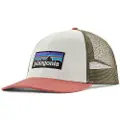 Patagonia P-6 Logo Lopro Trucker Caps hvit